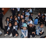 Festejos por el Día de la Bandera con los niños de Jardín